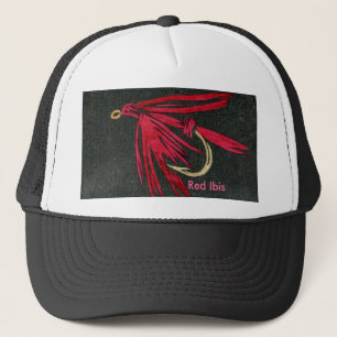 Camionero Clásico Gorra de Vuelo de Trucha "Red Ibis"