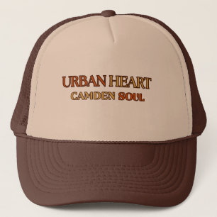 Camionero CÓDIGO 08102, URBAN HEART Marrón Beige Gorra de Ca