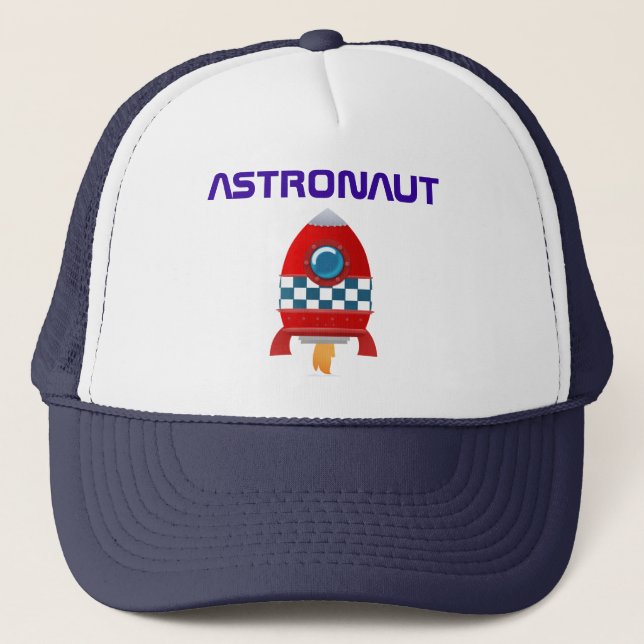 Camionero Cohete de espacio - gorra (Anverso)
