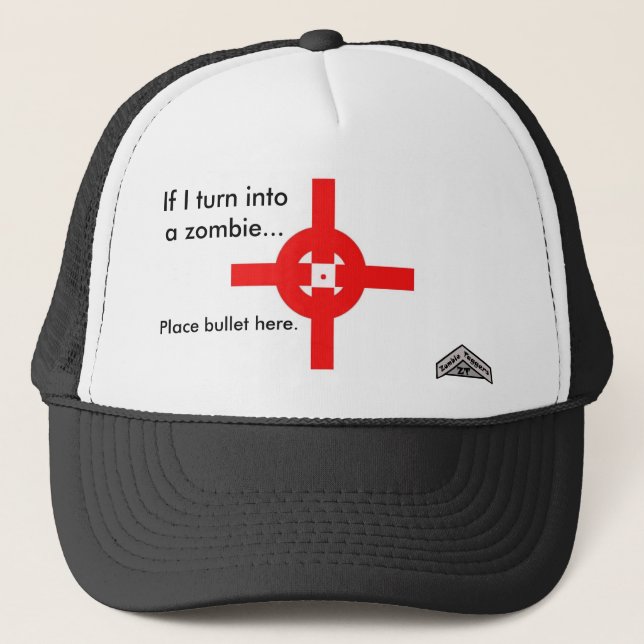 Camionero Coloque el gorra de la bala aquí (Anverso)