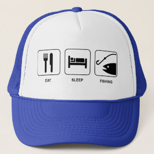 Camionero Coma el gorra de la pesca del sueño