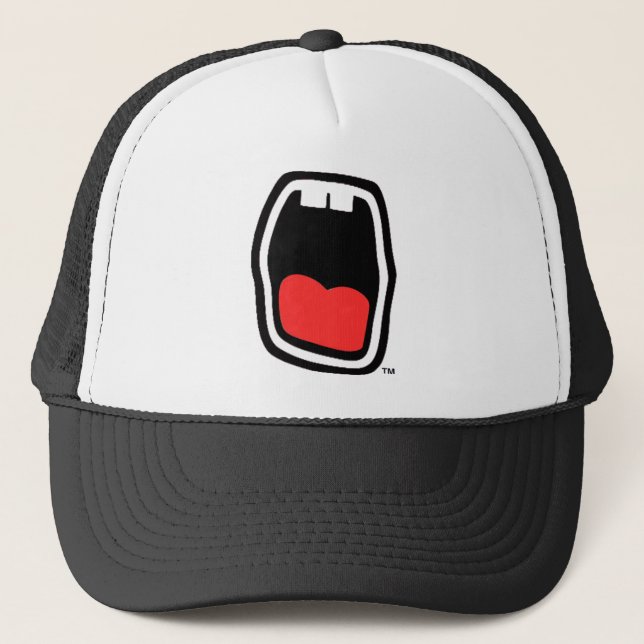 Camionero coma el gorra poco firme de la boca (Anverso)