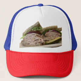 Camionero Comer este Gorra de sándwich