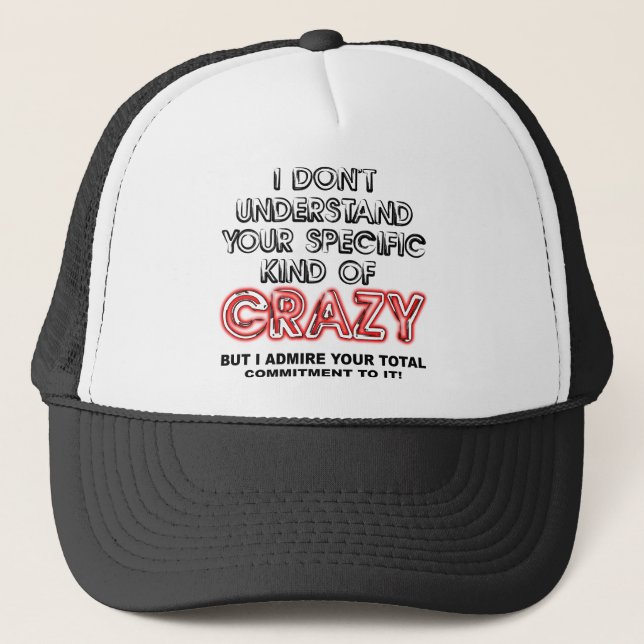 Camionero Comprometido con la divertida gorra de béisbol de  (Anverso)