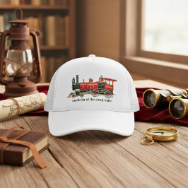 Camionero ¡Conductor del tren loco! Gorra de béisbol