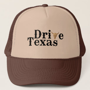 Camionero Conduzca el gorra de Tejas Brown