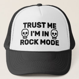 Camionero Confía en Mí - Estoy en Modo Rock™ Gorra de Camion