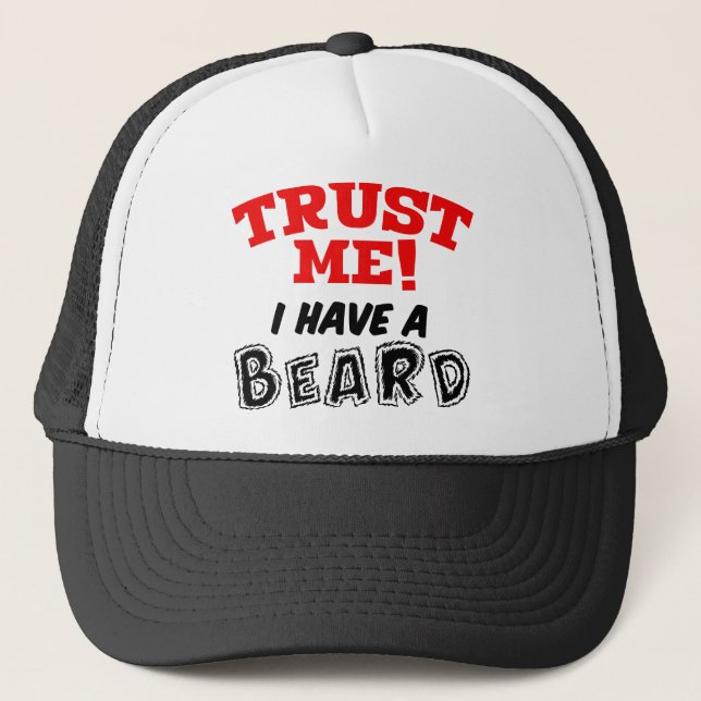 Camionero ¡Confíeme en! Tengo un gorra de la BARBA (Anverso)