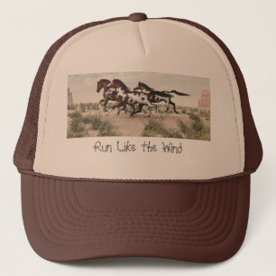 Camionero Corra como el viento - gorra galopante de los