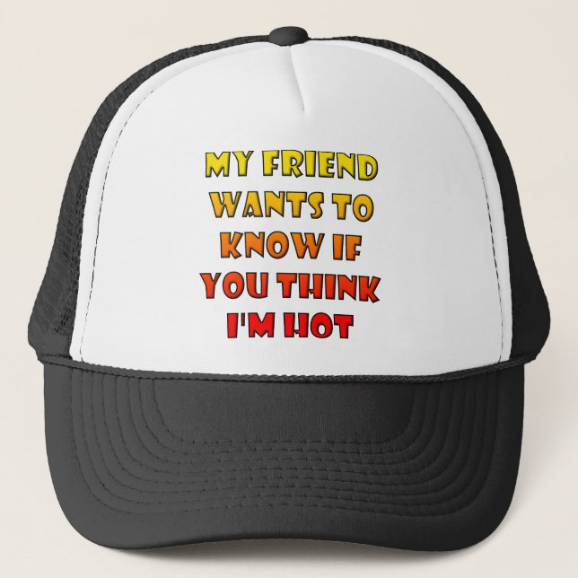 Camionero ¿Crees que soy divertido gorra de béisbol gorra de (Anverso)