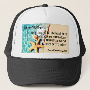 Camionero Cuando me retire el gorra de los hombres