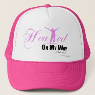 Camionero Curado en mi gorra de la manera (rosa, blanco,