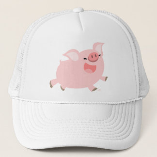 Camionero Cute alegre Personalizado Gorra de cerdo