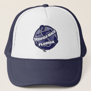 Camionero Deerfield Beach Florida ancla gorra de camionera