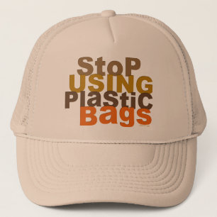 Camionero Dejar de usar el Gorra de bolsas plásticas