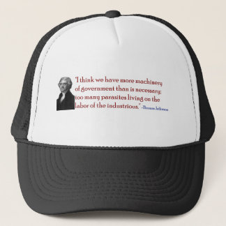 Camionero Demasiados parásitos - gorra de la cita de