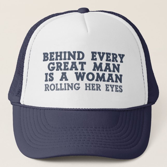 Camionero Detrás de cada hombre gorra (Anverso)
