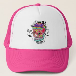 Camionero ¡Día de Muerte del gorra muerto del cráneo!