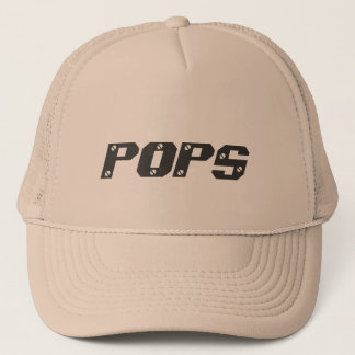 Camionero Día de padres feliz, gorra de los estallidos