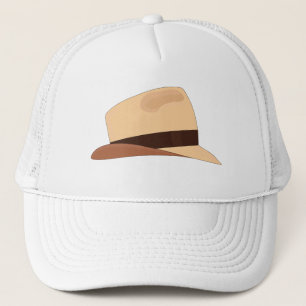 Camionero Dibujo de un gorra panameño