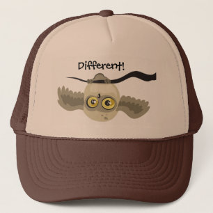 Camionero ¡Diferente! Gorra de búho al revés