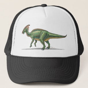 Camionero Dinosaurio de Parasaurolophus de la gorra de