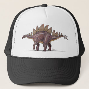 Camionero Dinosaurio del Stegosaurus de la gorra de béisbol