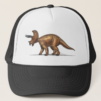 Camionero Dinosaurio del Triceratops de la gorra de béisbol