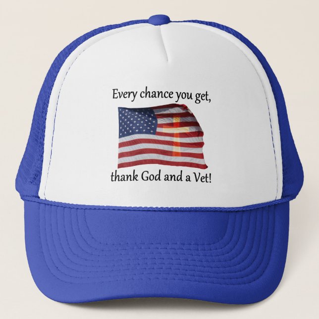 Camionero Dios Y Gorra De Vet (Anverso)