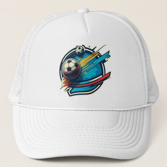 Camionero Diseño 3D de Gorra de bolas (Anverso)