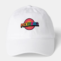Diseño de acuarela de gorra de Pickleball