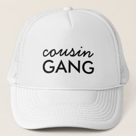 Camionero Diseño de gorra divertido para la tripulación de p