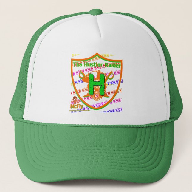 Camionero Diseño de ropa de Gorra Tha Hustler Raider (Anverso)