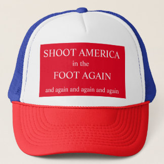 Camionero Disparen a Estados Unidos en el pie de nuevo Gorra