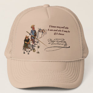 Camionero DON QUIJOTE, SANCHO, visera de Cervantes Gorra