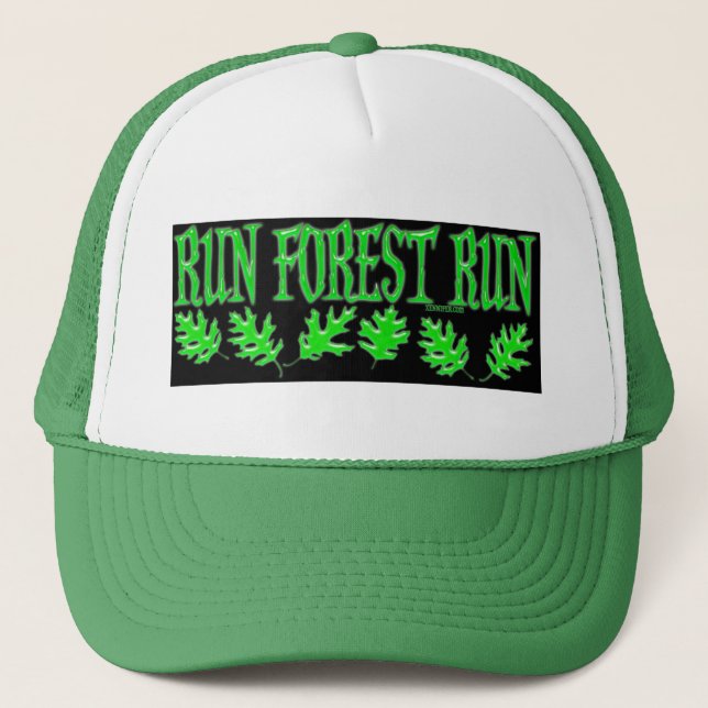 Camionero Ejecutar Gorra de ejecución forestal (Anverso)