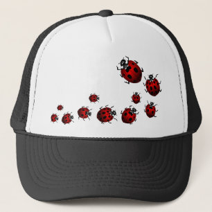 Camionero El arte de la mariquita capsula el gorra del arte