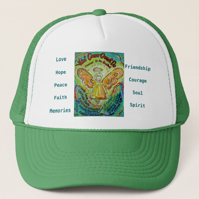 Camionero El cáncer de arcoiris no puede ser el Gorra de áng (Anverso)