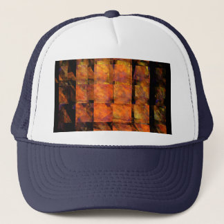 Camionero El Gorra artístico del resumen de la pared