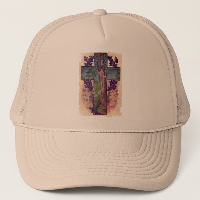 Camionero El Gorra cristiano del árbol de la vida (Anverso)