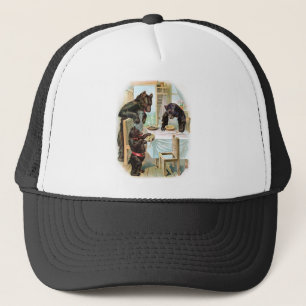 Camionero El Gorra de cuento de hadas de tres osos