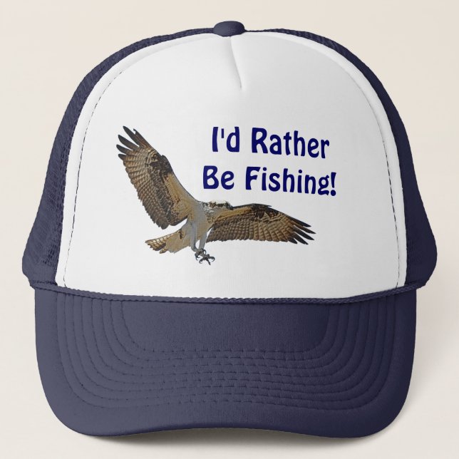 Camionero El Gorra de Osprey Fish Hawk Fisherman (Anverso)