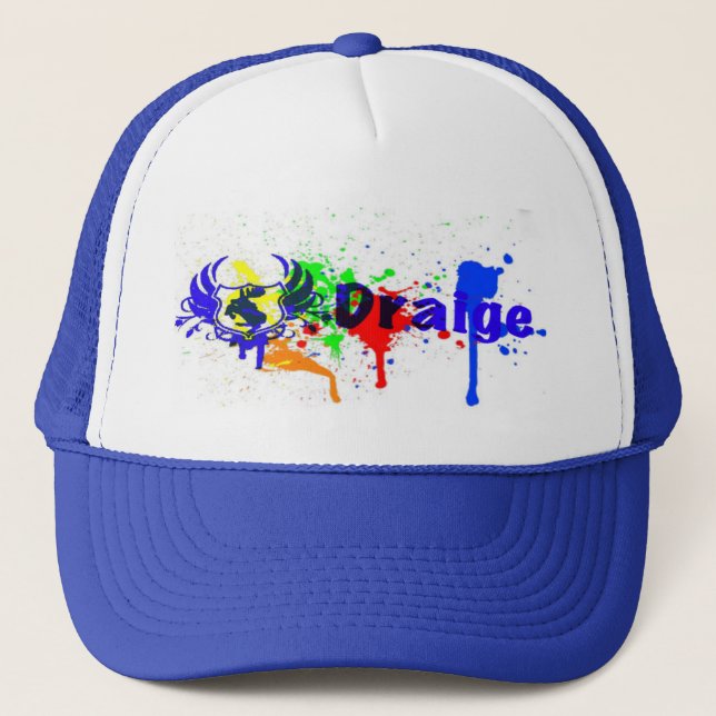 Camionero El gorra del logotipo de Draige (Anverso)