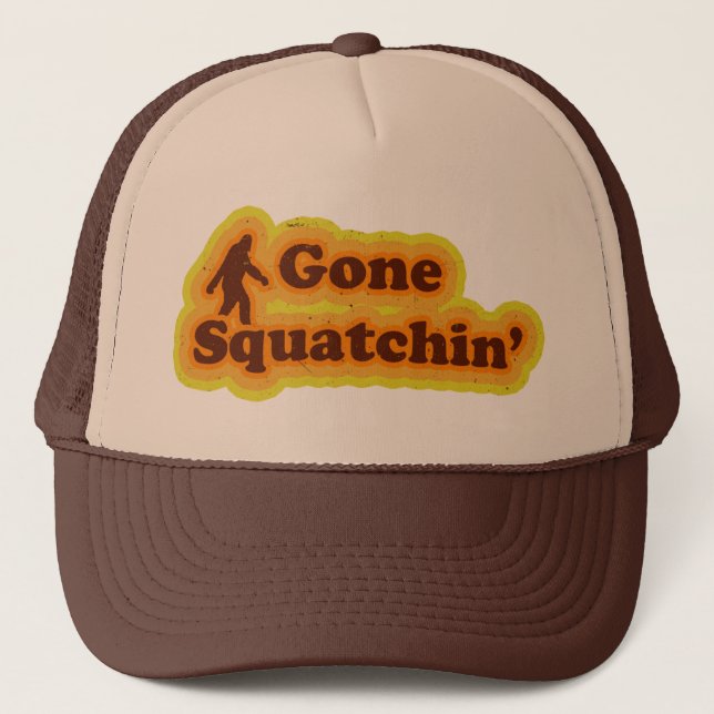 Camionero El gorra ido de Squatchin tiene gusto de Bobo (Anverso)