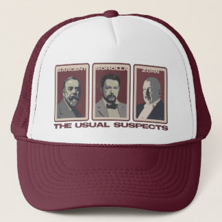Camionero El gorra usual de los sospechosos