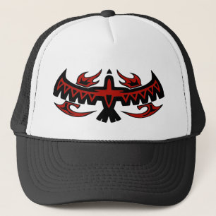 Camionero El pájaro tribal se va volando el gorra de los