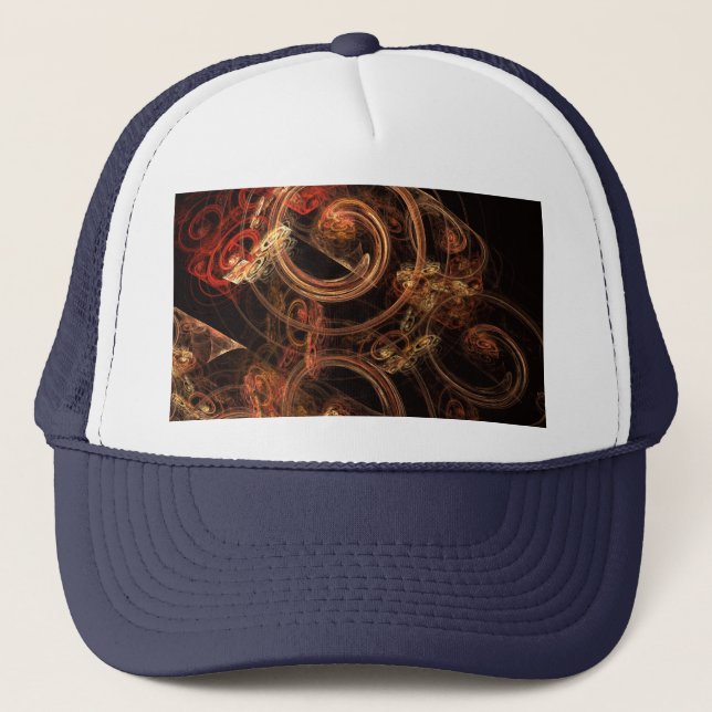 Camionero El sonido de la música abstracta Gorra de arte (Anverso)