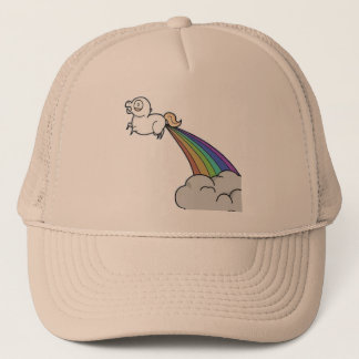 Camionero El unicornio Fart gorra de los arco iris