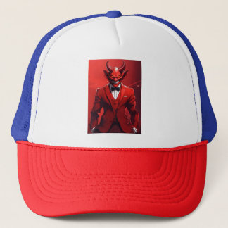 Camionero Elegancia infernal: Gorra de Defensa del Diablo"