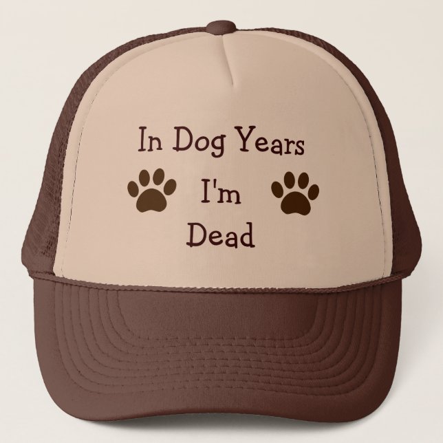 Camionero En años de perro, estoy muerto Gorra (Anverso)